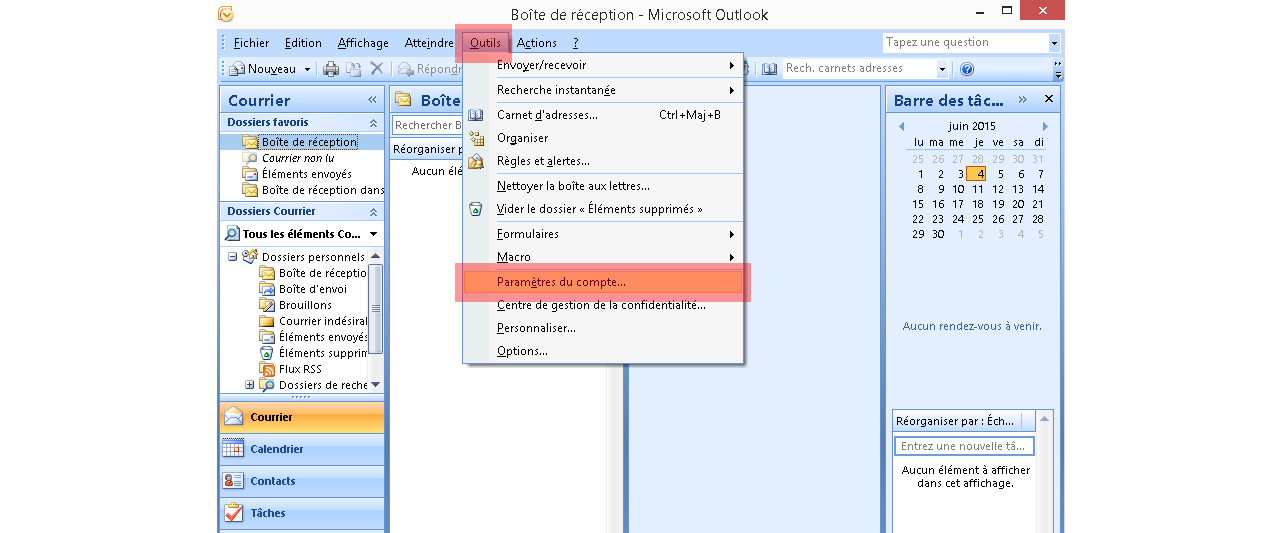 outlook version 2007