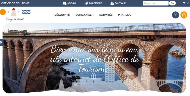 Site web et réservation Carry le Rouet INGENIE